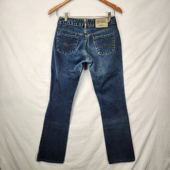 Silver Jeans Women's  Bootcut Mid Rise Medium Wash Sz 27 Jeans Pants - Picture 2 of 11